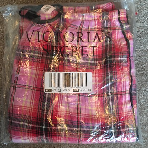 Victoria's Secret Pink Flannel Pajama Pants - Picture 1 of 1